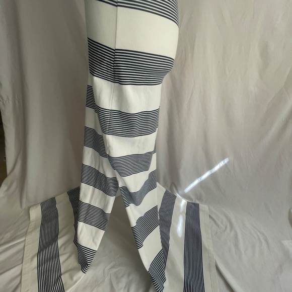 ROXY Beach Dress Maxi Navy Blue/White Striped Size M - Picture 3 of 11